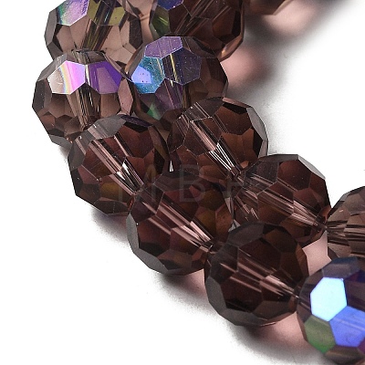 Electroplate Transparent Glass Beads Strands EGLA-A035-T10mm-L13-1