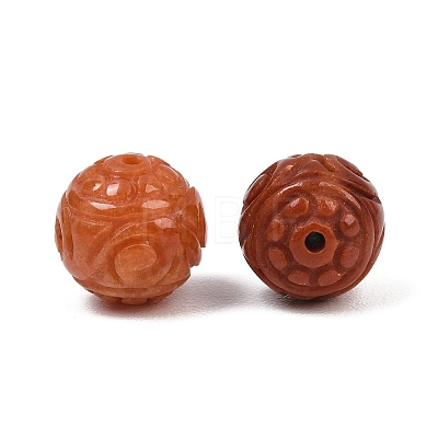 Dyed Natural Myanmar Jade Burmese Jade Carved Beads GG-CBAC08B-04A-01-1