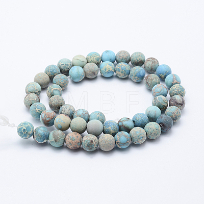 Natural Imperial Jasper Beads Strands G-K232-10mm-01D-1