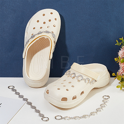 Sun & Moon with Star Shoe Decoration Chain FIND-AB00020-01-1