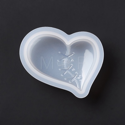 DIY Mended Heart Shaped Ornament Food-grade Silicone Molds SIMO-D001-18A-1