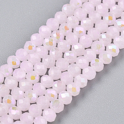 Electroplate Glass Beads Strands EGLA-A044-J2mm-L02-1