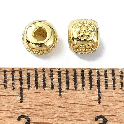 Rack Plating Brass Beads KK-M282-15G-1