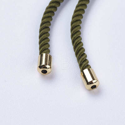 Nylon Twisted Cord Bracelet Making X-MAK-F018-15G-RS-1