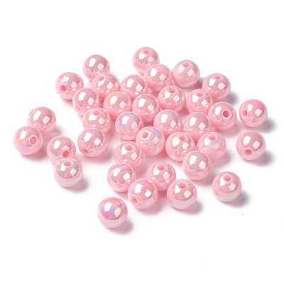 Opaque Acrylic Beads X-MACR-S370-D8mm-A01-1