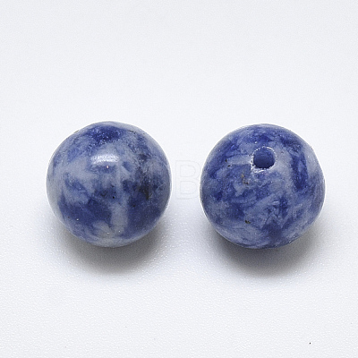 Natural Blue Spot Stone Beads G-T122-25A-13-1
