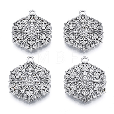 201 Stainless Steel Pendants STAS-N098-206P-1