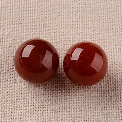 Natural Red Agate Round Ball Beads G-I174-16mm-06-1