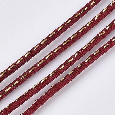 Metallic Stain Beads String Cords NWIR-R024-192-1