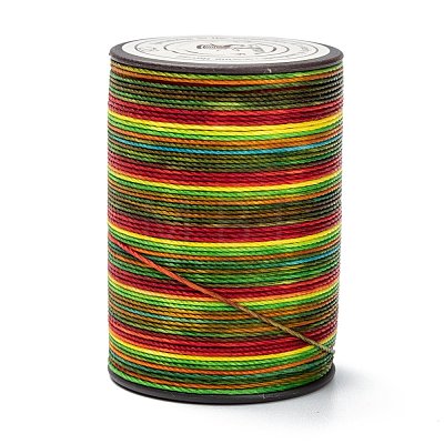 Round Waxed Polyester Thread String YC-D004-02C-128-1