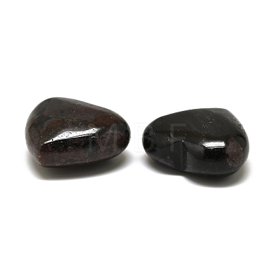 Natural Garnet Heart Palm Stone G-A187-04-1