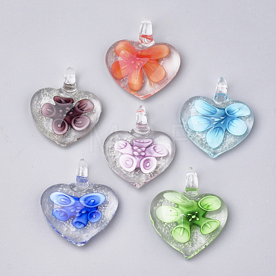 Luminous Handmade Lampwork Pendants LAMP-S189-03-B-1