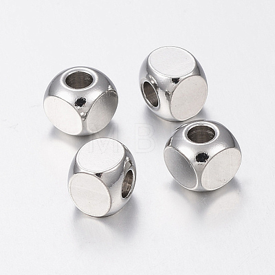 304 Stainless Steel Beads STAS-H426-02-6MM-1