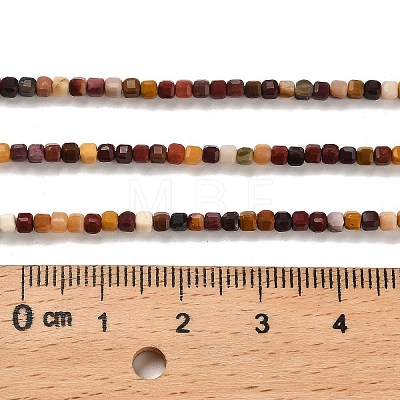 Natural Mookaite Beads Strands G-B107-C03-01-1