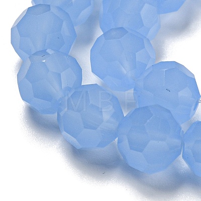 Imitation Jade Glass Beads Stands EGLA-A035-J8mm-D03-1