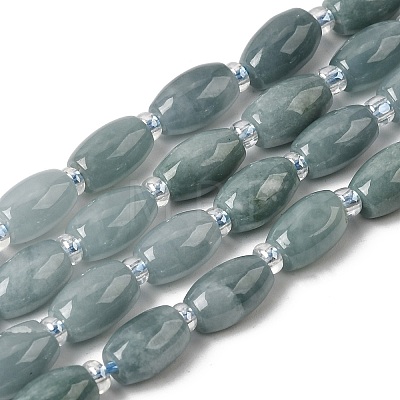 Natural Myanmar Jadeite Beads Strands G-F822-C01-01-1