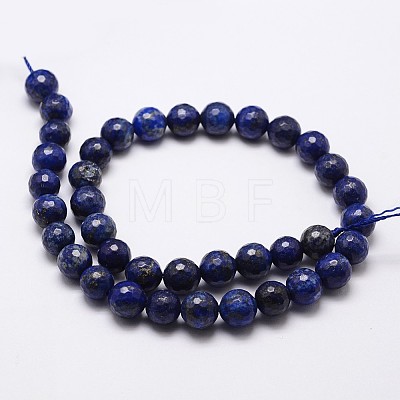 Natural Lapis Lazuli Beads Strands G-D840-38-12mm-1