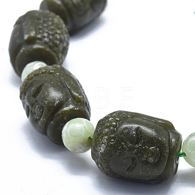 Natural Xiuyan Jade Beads Strands G-O179-D01-1