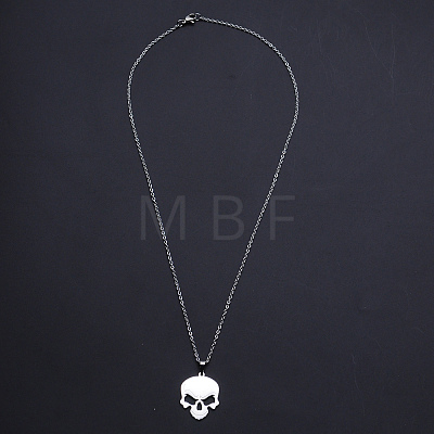 201 Stainless Steel Pendants Necklaces NJEW-S105-JN681-45-1-1