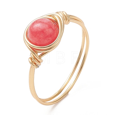 Natural Quartz Finger Rings RJEW-JR00968-01-1