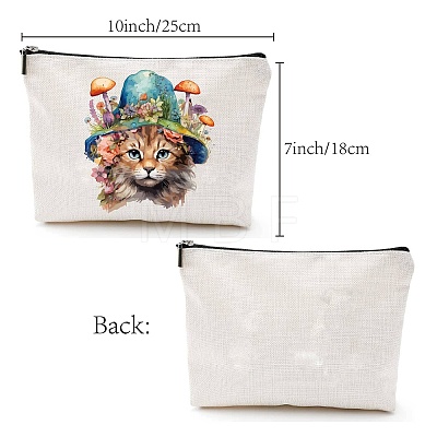 Custom Polycotton Canvas Stroage Bags ABAG-WH0029-094-1