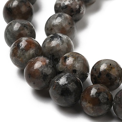 Natural Fluorescent Syenite Rock(Glow under UV Light) Beads Strands G-K340-A05-06-1