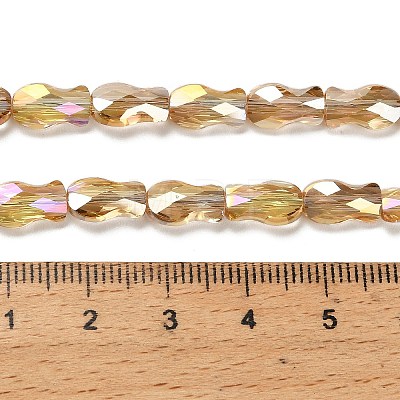 Electroplate Glass Beads Strands EGLA-P066-01A-AB04-1