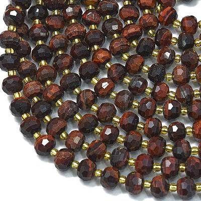 Natural Tiger Eye Beads Strands G-K389-E52-01-1