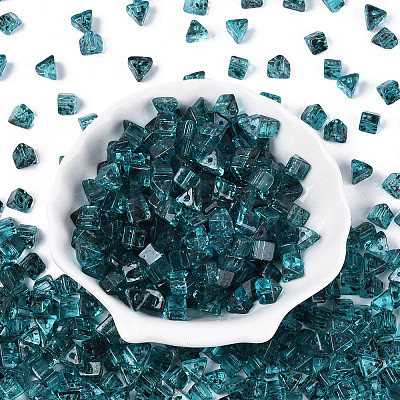 Picasso Transparent Glass Beads SEED-Q039-02D-1