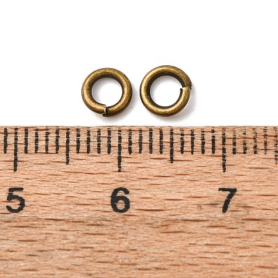 Antique Bronze Jewelry Accessory Open Jump Rings X-JRC5MM-AB-1