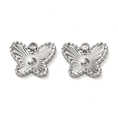 304 Stainless Steel Charms STAS-P440-02P-1