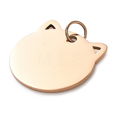 201 Stainless Steel Stamping Blank Tag Pendants STAS-H438-03RG-1-1