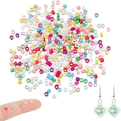 2 Strands Handmade Lampwork Beads Strands LAMP-NB0002-08D-1