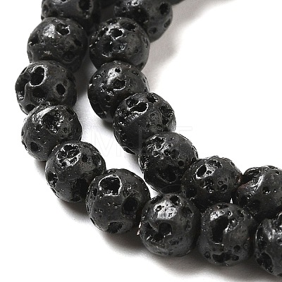 Natural Lava Rock Beads Strands G-C154-03-1