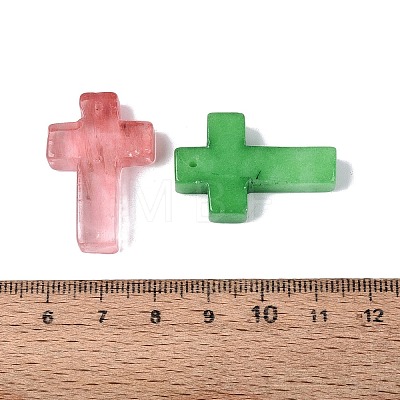 Natural & Synthetic Mixed Gemstone Pendants G-Q608-07-1