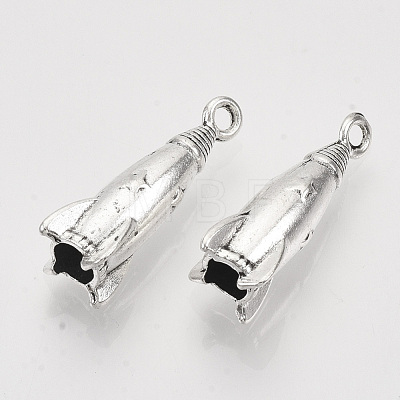 Tibetan Style Alloy Pendants TIBEP-T009-37AS-RS-1