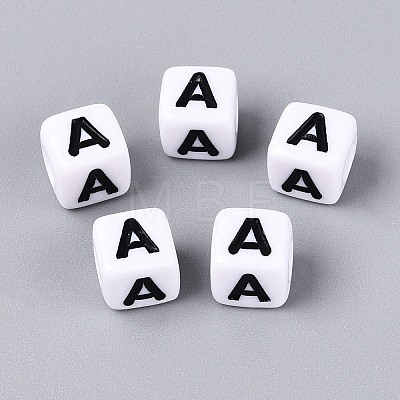 Opaque Acrylic Beads SACR-N020-04A-A-1