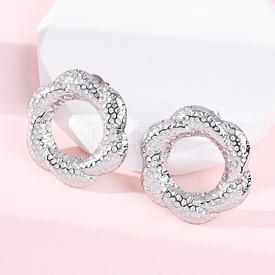 304 Stainless Steel Stud Earrings for Women EJEW-K306-05P-1