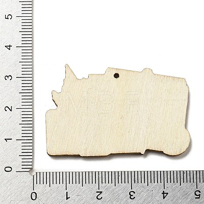 Wood Pendant WOOD-H107-04-13-1