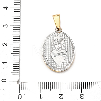 Religion 304 Stainless Steel Pendants STAS-H264-13B-ASG-1