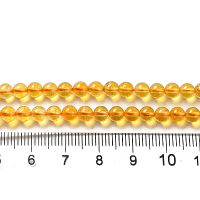 Natural Quartz Crystal Beads Strands G-C076-4mm-6-1