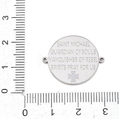 Religion 304 Stainless Steel Connector Charms STAS-I368-03P-01-1