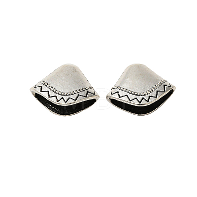Tibetan Style Alloy Bead Cones X-TIBE-00907-AS-RS-1
