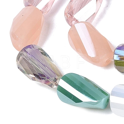 Electroplate Mixed Styles Glass Beads Strands EGLA-N022-10B-A02-1