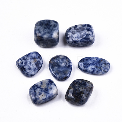Natural Blue Spot Jasper Beads G-N332-014-1