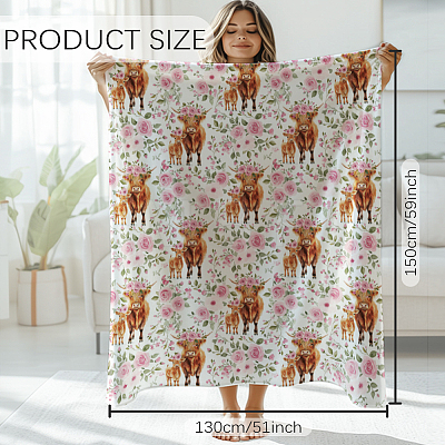 Rectangle Velet Blanket AJEW-WH0574-016-1