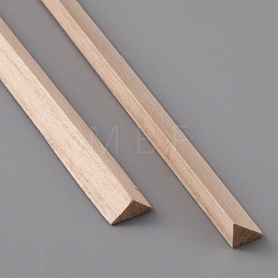 Triangle Wood Sticks DIY-WH0304-546B-1