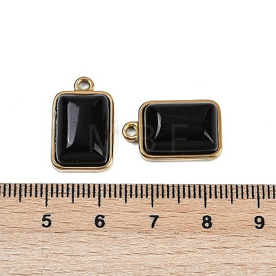 Natural Obsidian Pendants STAS-K291-04G-10-1