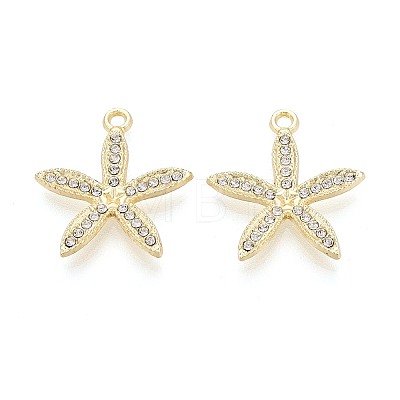 Alloy & Crystal Rhinestone Pendants PALLOY-T095-01KCG-1