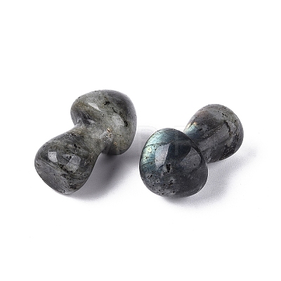 Natural Labradorite Mushroom Display Decorations G-Q602-03F-1